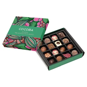 Cocoba Chocolate Chocolate Truffle Boxes>16 Assorted Fine Chocolates & Truffles Gift Box