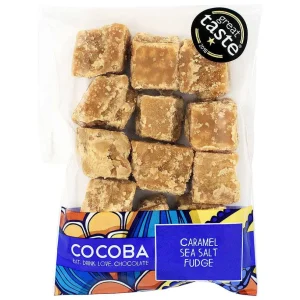 Cocoba Chocolate Toppings>Caramel Sea Salt Fudge Bag