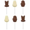 Cocoba Chocolate Chocolate Lollipops>Christmas Lollipop Multipack (6 Lollipops)