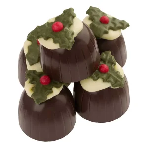Cocoba Chocolate Toppings>Christmas Pudding Truffles (6 Truffles)