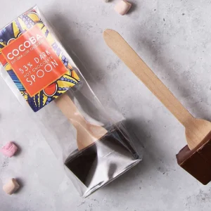 Cocoba Chocolate Hot Chocolate Spoons>53% Dark Chocolate Hot Chocolate Spoon