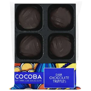 Cocoba Chocolate Toppings>Dark Chocolate Truffles (6 Truffles)