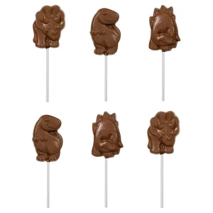 Cocoba Chocolate Toppings>Dinosaur Lollipop Multipack (6 Lollipops)