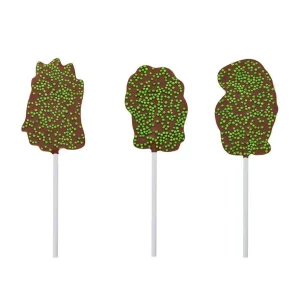 Cocoba Chocolate Party Bag Fillers>Dinosaur Lollipop Multipack (6 Lollipops)