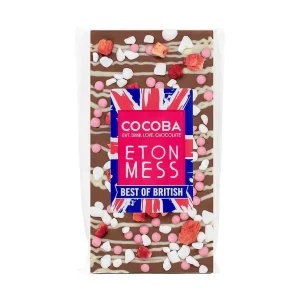 Cocoba Chocolate Best Of British>Eton Mess Chocolate Bar