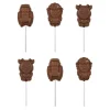 Cocoba Chocolate Party Bag Fillers>Farmyard Lollipop Multipack (6 Lollipops)