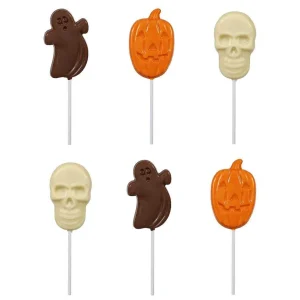 Cocoba Chocolate Toppings>Halloween Lollipop Multipack (6 Lollipops)
