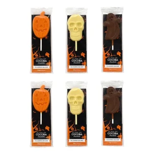 Cocoba Chocolate Toppings>Halloween Lollipop Multipack (6 Lollipops)