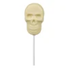 Cocoba Chocolate Novelty Chocolate>Halloween White Chocolate Skull Lollipop