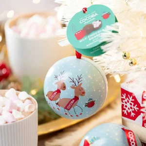 Cocoba Chocolate Hot Chocolate Bombs>Hot Chocolate Bombe Christmas Bauble