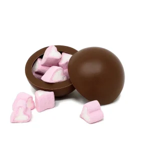 Cocoba Chocolate Hot Chocolate Bombs>Hot Chocolate Bombe With Heart Marshmallows (3 Bombes)
