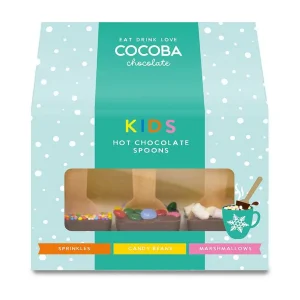 Cocoba Chocolate Hot Chocolate Spoons>Kids Hot Chocolate Spoon Set (3 Spoons)