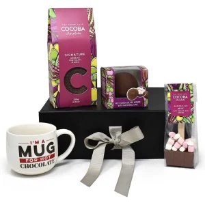 Cocoba Chocolate Hot Chocolate Spoons>Luxury Hot Chocolate Gift Set