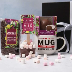 Cocoba Chocolate Hot Chocolate Spoons>Luxury Hot Chocolate Gift Set