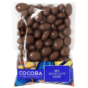 Cocoba Chocolate Toppings>Milk Chocolate Covered Raisins Bag