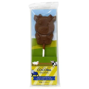 Cocoba Chocolate Toppings>Milk Chocolate Cow Lollipop