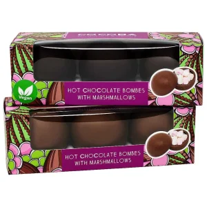 Cocoba Chocolate Hot Chocolate Bombs>Milk Chocolate Hot Chocolate Bombe (3 Bombes)
