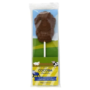 Cocoba Chocolate Party Bag Fillers>Milk Chocolate Sheep Lollipop