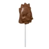Cocoba Chocolate Toppings>Milk Chocolate Stegosaurus Lollipop With Sprinkles