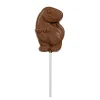 Cocoba Chocolate Chocolate Lollipops>Milk Chocolate T-Rex Lollipop With Sprinkles