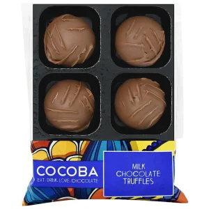 Cocoba Chocolate Toppings>Milk Chocolate Truffles (6 Truffles)