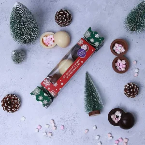 Cocoba Chocolate Hot Chocolate Bombs>Mixed Hot Chocolate Bombe Cracker With Marshmallows