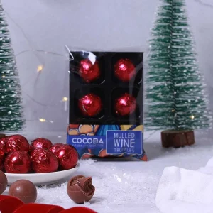 Cocoba Chocolate Chocolate Truffle Trays>Mulled Wine Christmas Truffles (6 Truffles)
