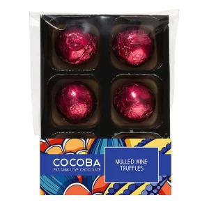 Cocoba Chocolate Chocolate Truffle Trays>Mulled Wine Christmas Truffles (6 Truffles)