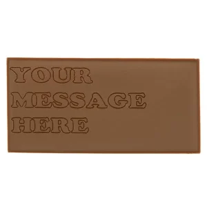 Cocoba Chocolate Novelty Chocolate>Personalised Engraved Chocolate Bar