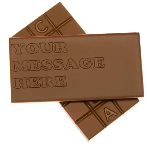 Cocoba Chocolate Novelty Chocolate>Personalised Engraved Chocolate Bar