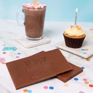Cocoba Chocolate Novelty Chocolate>Personalised Engraved Chocolate Bar