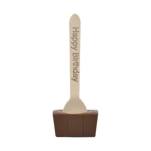 Cocoba Chocolate Novelty Chocolate>Personalised Milk Hot Chocolate Spoon
