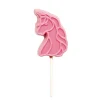 Cocoba Chocolate Party Bag Fillers>Pink Unicorn Lollipop With Sprinkles