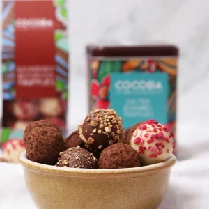 Cocoba Chocolate Toppings>Raspberry And Marc De Champagne Truffles