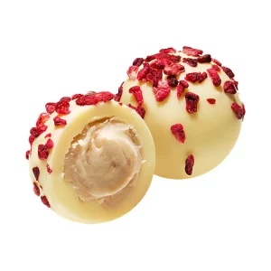 Cocoba Chocolate Toppings>Raspberry And Marc De Champagne Truffles (6 Truffles)