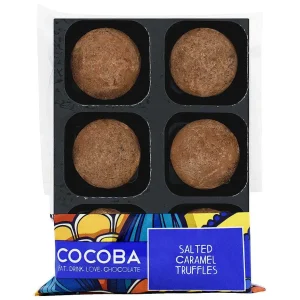 Cocoba Chocolate Chocolate Truffle Trays>Salted Caramel Truffles (6 Truffles)
