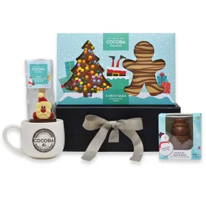 Cocoba Chocolate Hot Chocolate Spoons>The Kids Christmas Eve Treat Gift Set