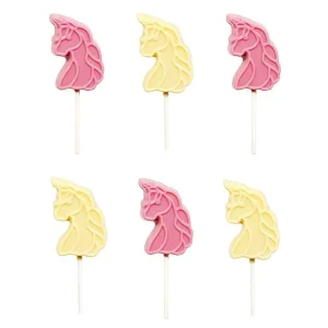 Cocoba Chocolate Novelty Chocolate>Unicorn Lollipop Multipack (6 Lollipops)