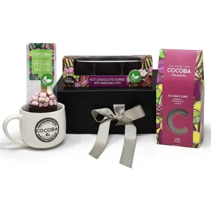 Cocoba Chocolate Hot Chocolate Spoons>Vegan Luxury Hot Chocolate Gift Set
