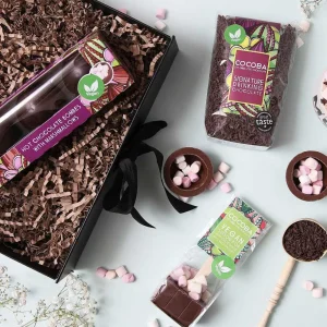 Cocoba Chocolate Hot Chocolate Spoons>Vegan Luxury Hot Chocolate Gift Set